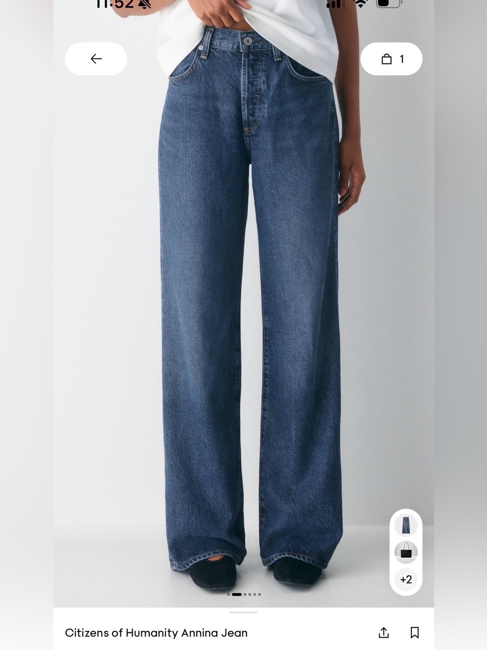Citizens of Humanity Annina Jean in Dark Blue